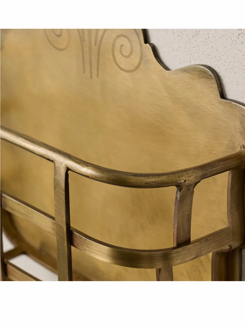 NIB / Antiqued Brass Mail Holder from Magnolia,